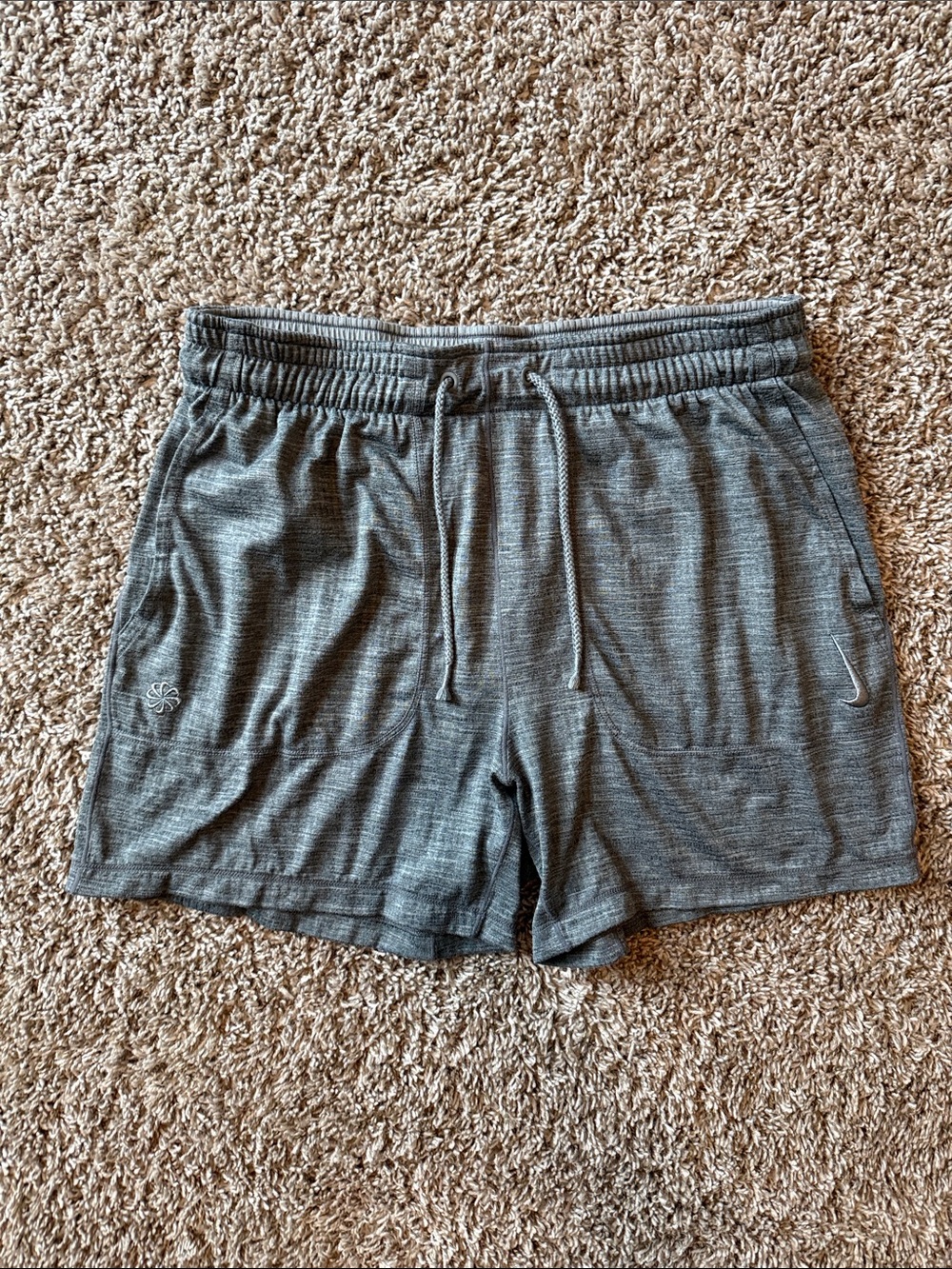Nike Yoga Men's Dri-FIT 5" Unlined Shorts ‘Cool Grey’